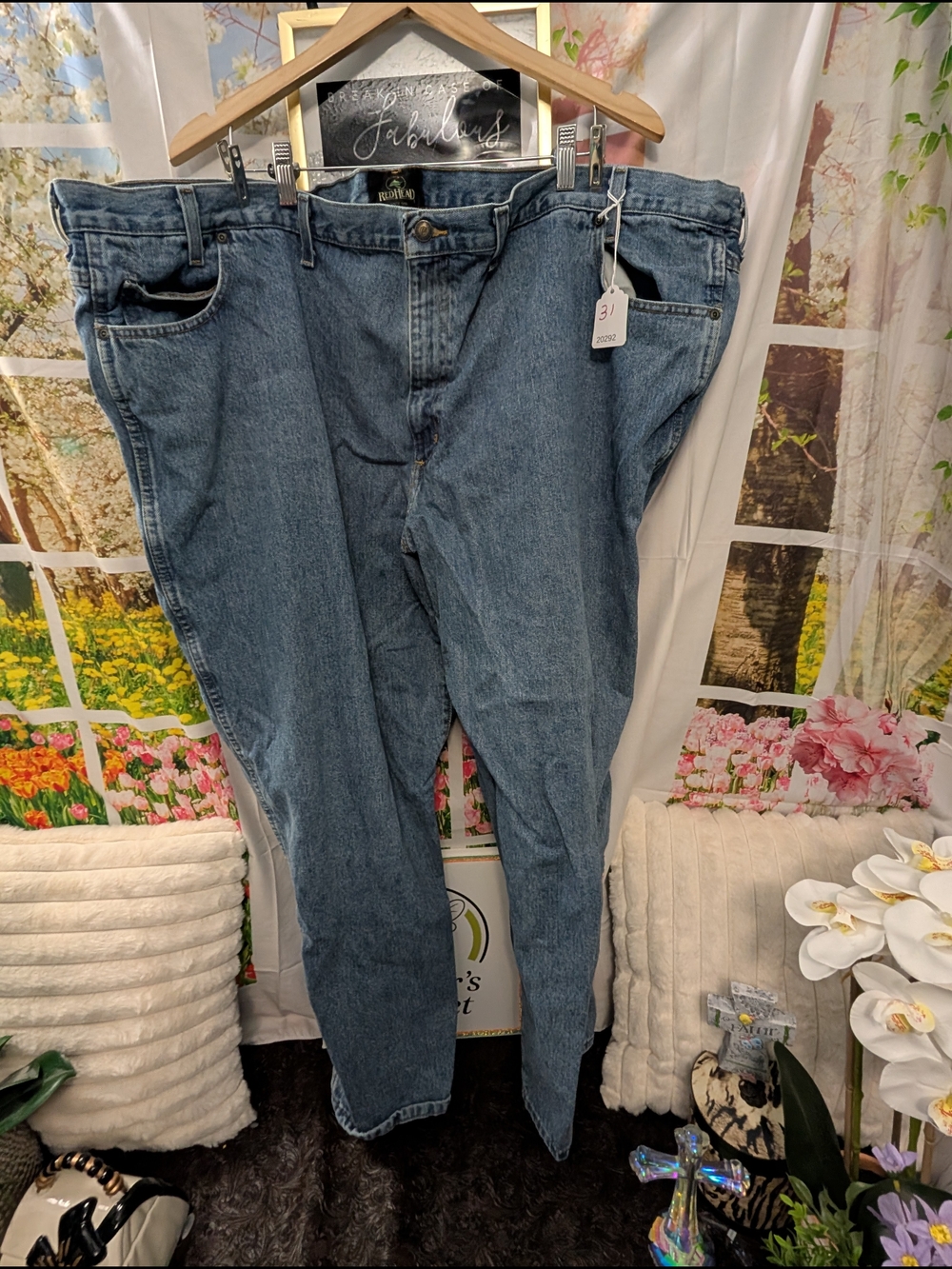 RedHead Men's Classic Blue Denim Jeans